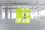 beurswand - presentatiewand -reclamewand - textielwand