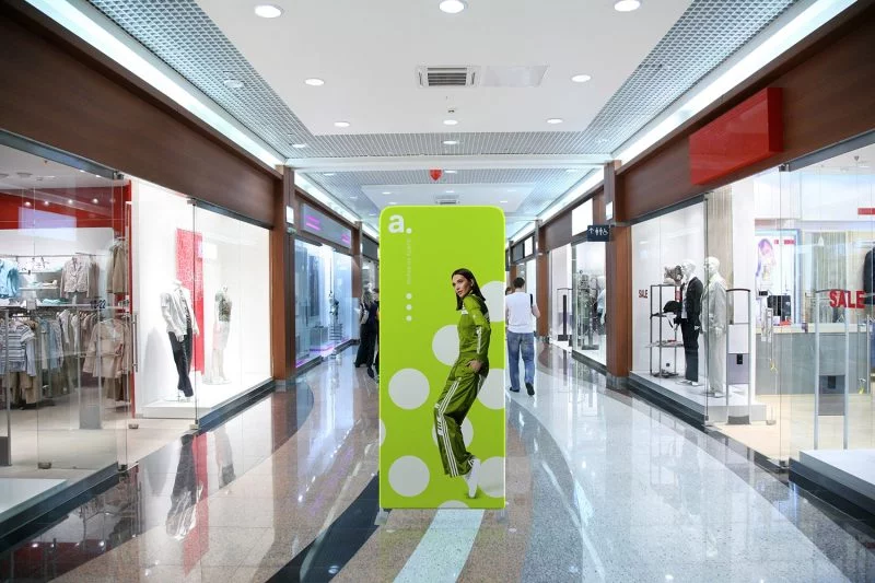 beurswand - presentatiewand -reclamewand - textielwand