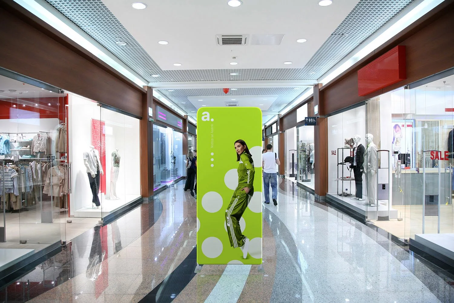 beurswand - presentatiewand -reclamewand - textielwand