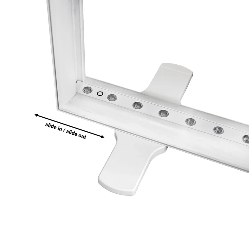 LED frame kunststof - verlichte beurswand