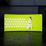 beurswand - presentatiewand -reclamewand - textielwand