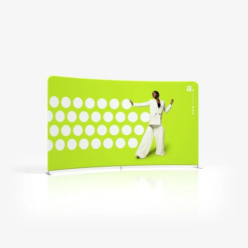 beurswand - presentatiewand -reclamewand - textielwand