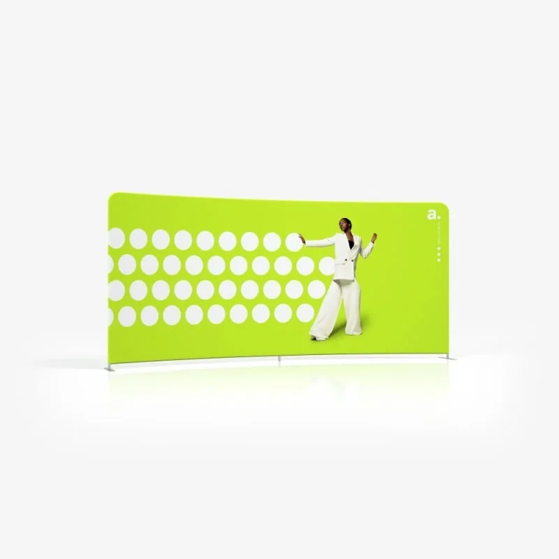 beurswand - presentatiewand -reclamewand - textielwand