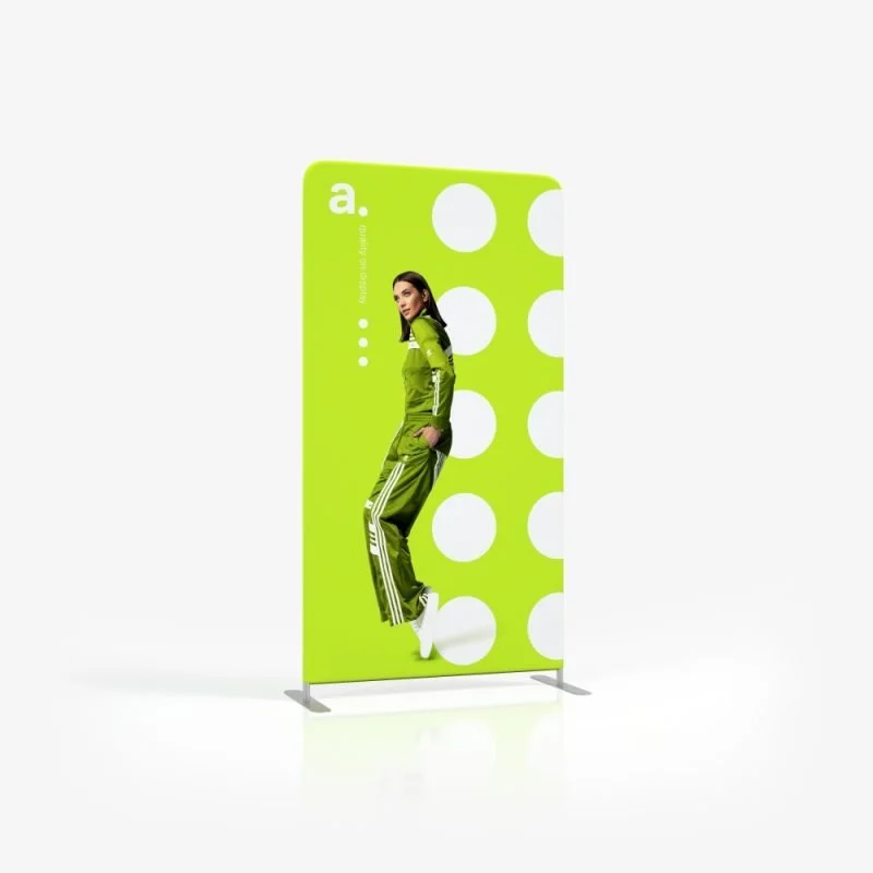 beurswand - presentatiewand -reclamewand - textielwand