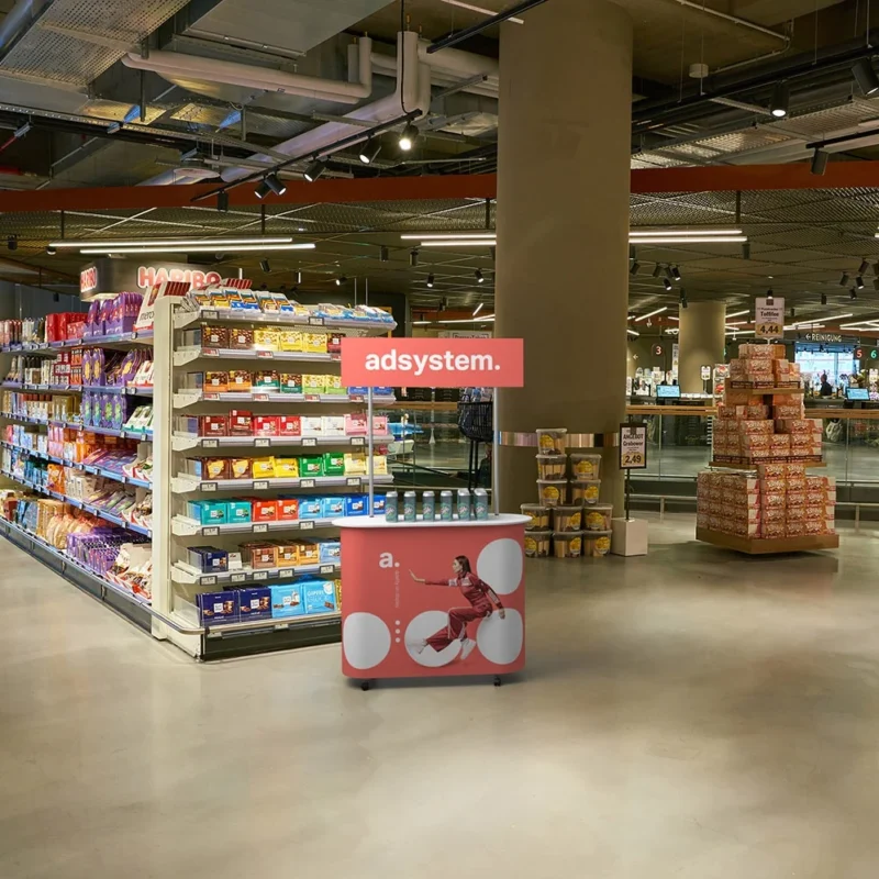 beursbalie - sample balie - sampling balie