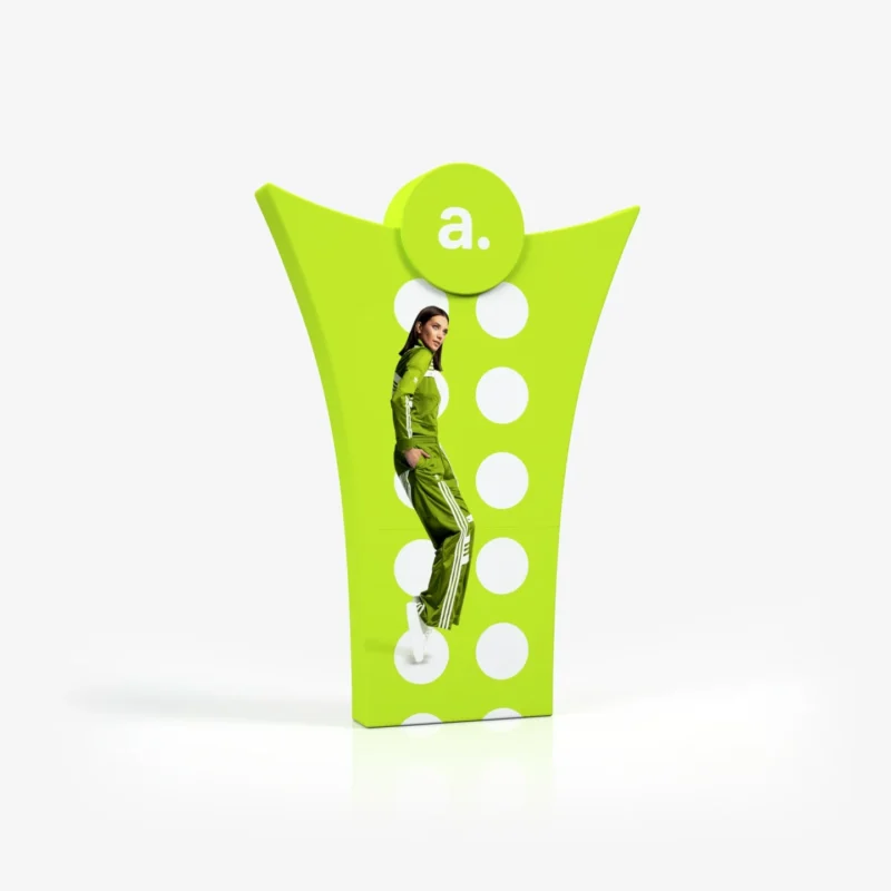 Beurswand Reclametotem Crown Zipper Beurswand Reclametotem Crown