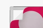 LED frame, verlichte beurswand