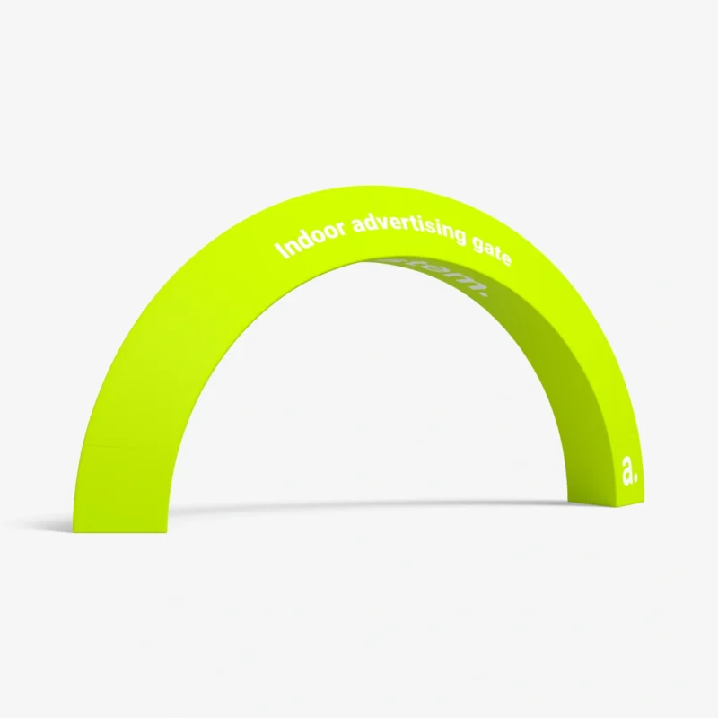 zipper wand reclameboog