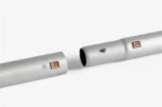 Spiraalvormige zipper wand en beurswand Twist van Eventshop.