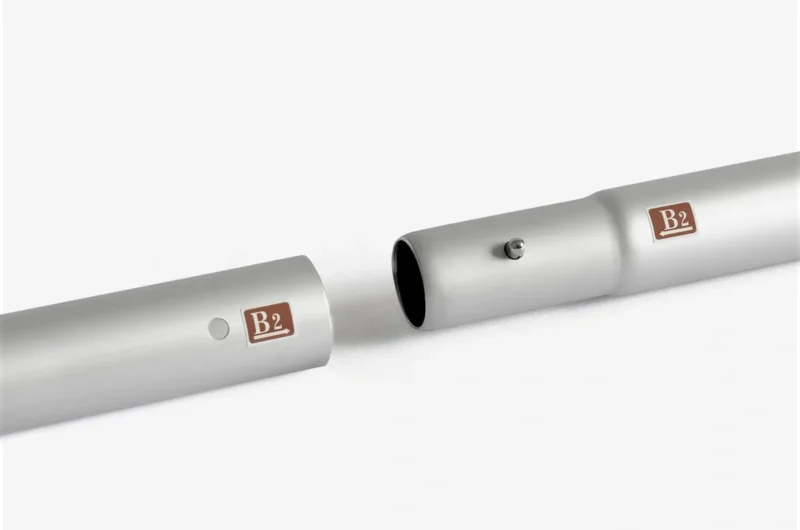 Spiraalvormige zipper wand en beurswand Twist van Eventshop.