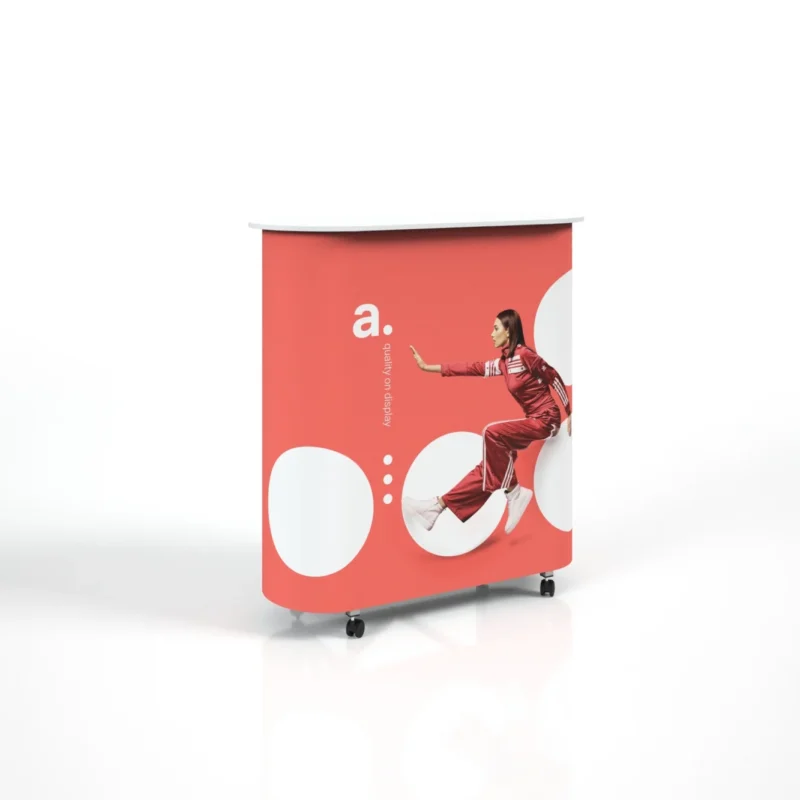 beursbalie - statafel bedrukken - balie bedrukken - presentatiebalie