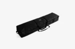 Ronde hangende banner Ringfloat als plafond banner boven een beursstand van Eventshop.