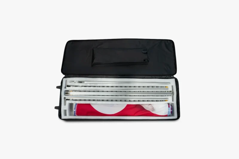 LED frame met accu - verlichte beurswand met accu