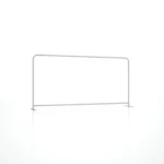 Vrijstaande mobiele scheidingswand Horizontal als ruimtedeler en zipper wand van Eventshop.