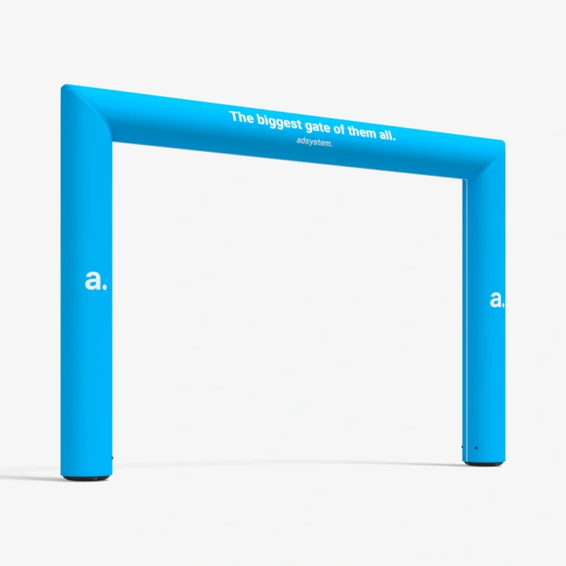 opblaasbare reclameboog - opblaasbare boog - startboog - finishboog