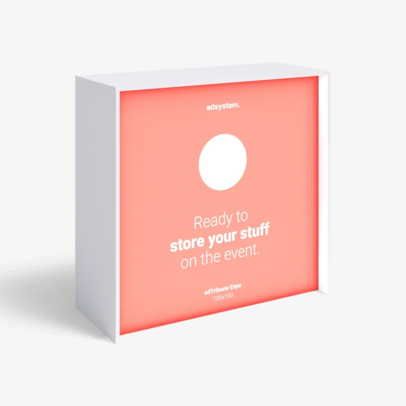 beursbalie - balie bedrukken - presentatiebalie - LED counter