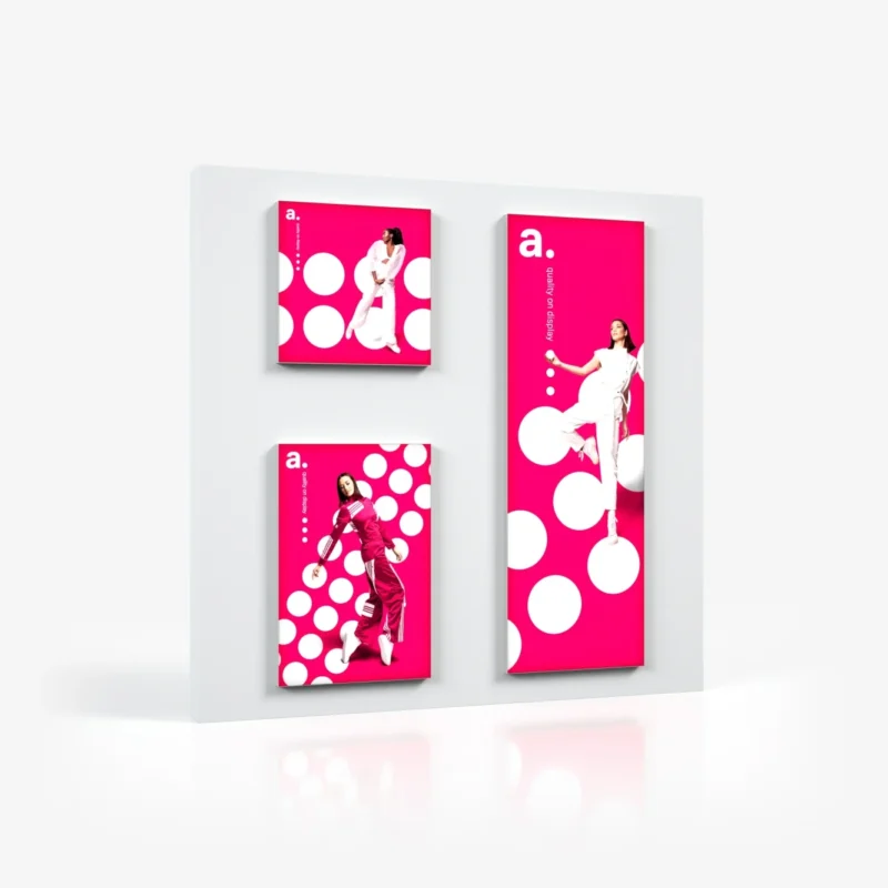 wand LED frame - LED frame voor wandmontage