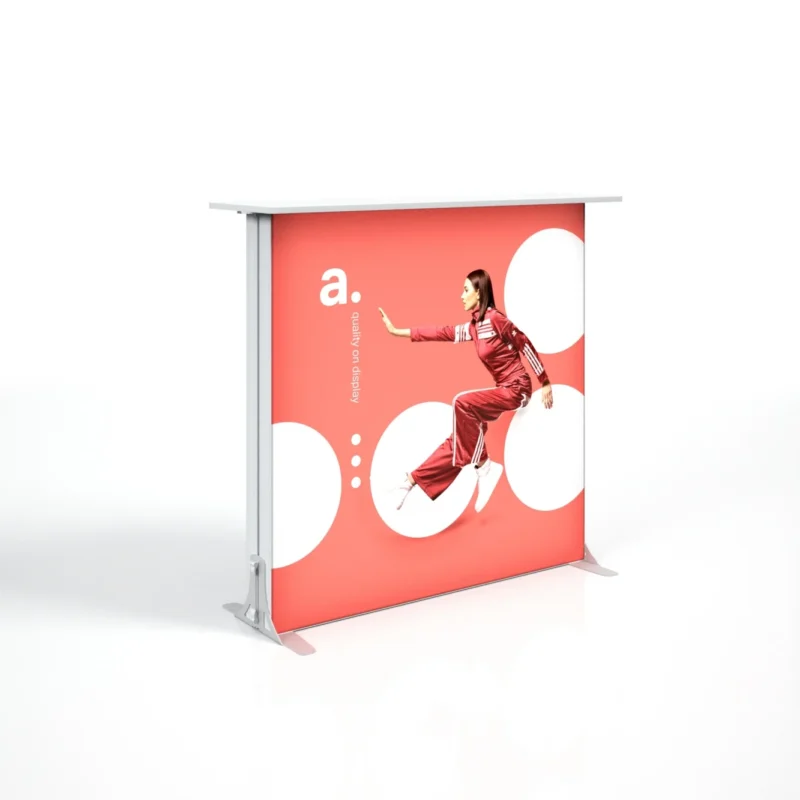 beursbalie - balie bedrukken - presentatiebalie - LED counter