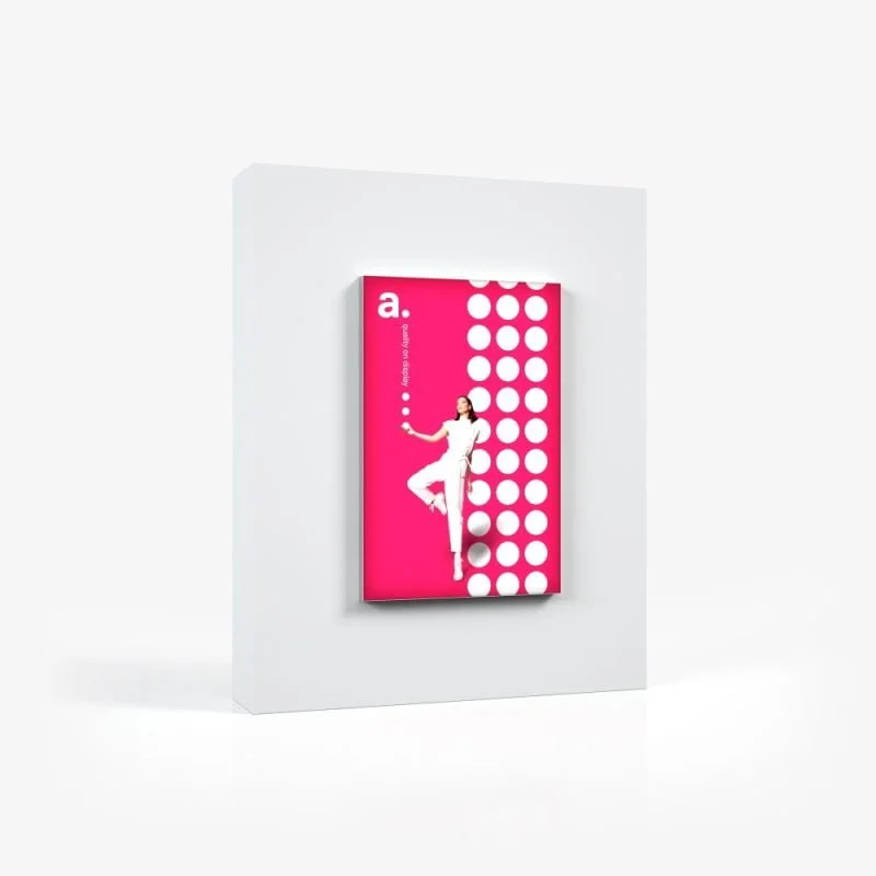 wand reclame, wand led frame