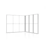 LED frame, verlichte beurswand