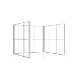 LED frame, verlichte beurswand