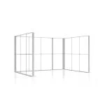 LED frame, verlichte beurswand