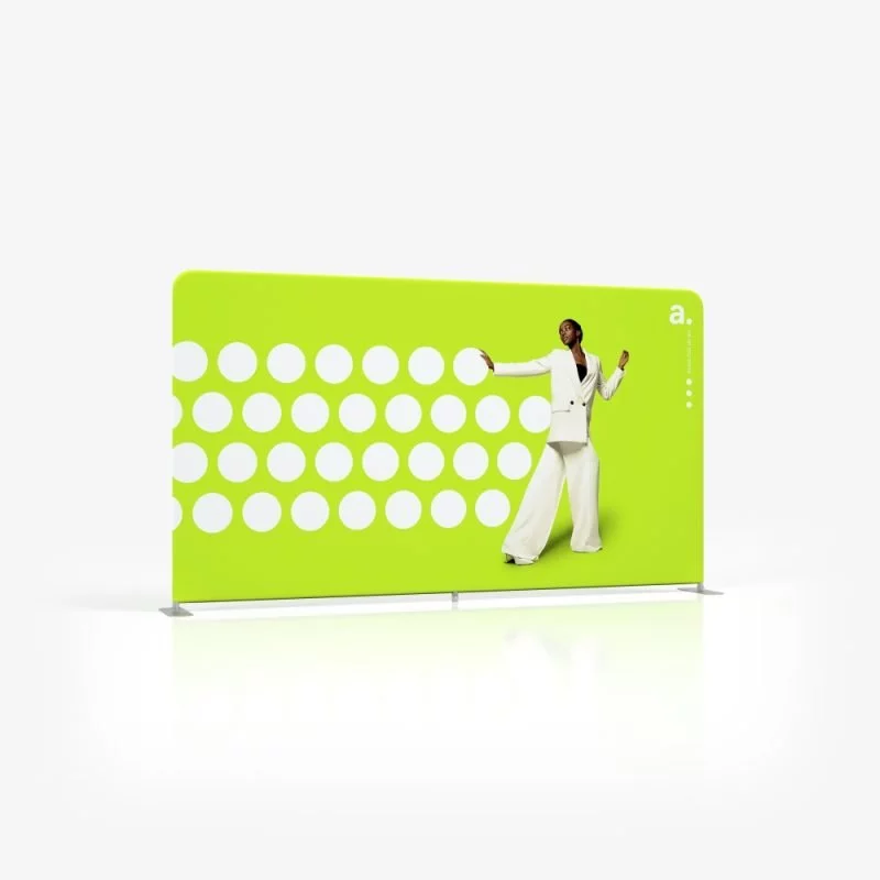 beurswand - presentatiewand -reclamewand - textielwand