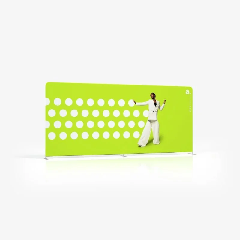 beurswand - presentatiewand -reclamewand - textielwand