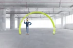 zipper wand reclameboog