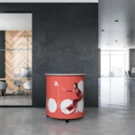 beursbalie - balie bedrukken - statafel bedrukken - presentatiebalie