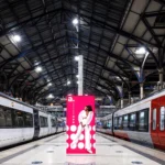 LED frame met accu - verlichte beurswand met accu