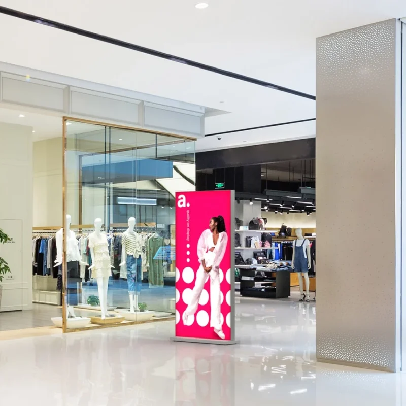 LED frame met accu - verlichte beurswand met accu