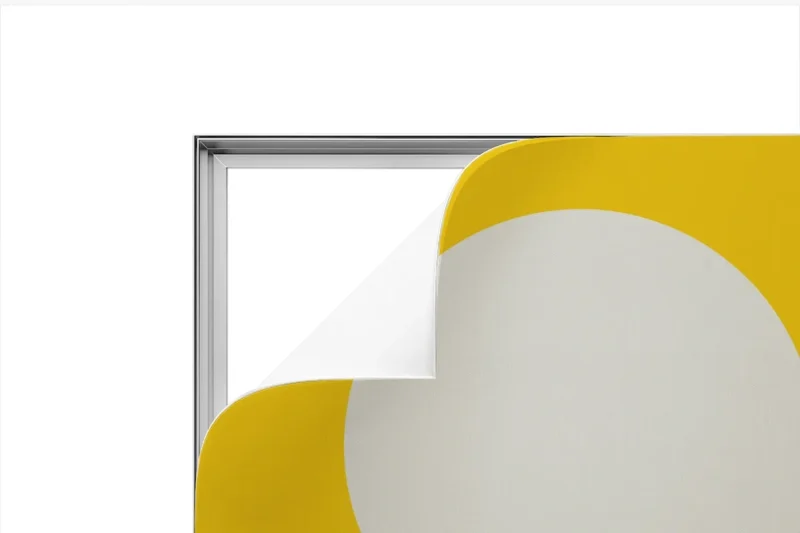 wand textielframe custom made - wandreclame