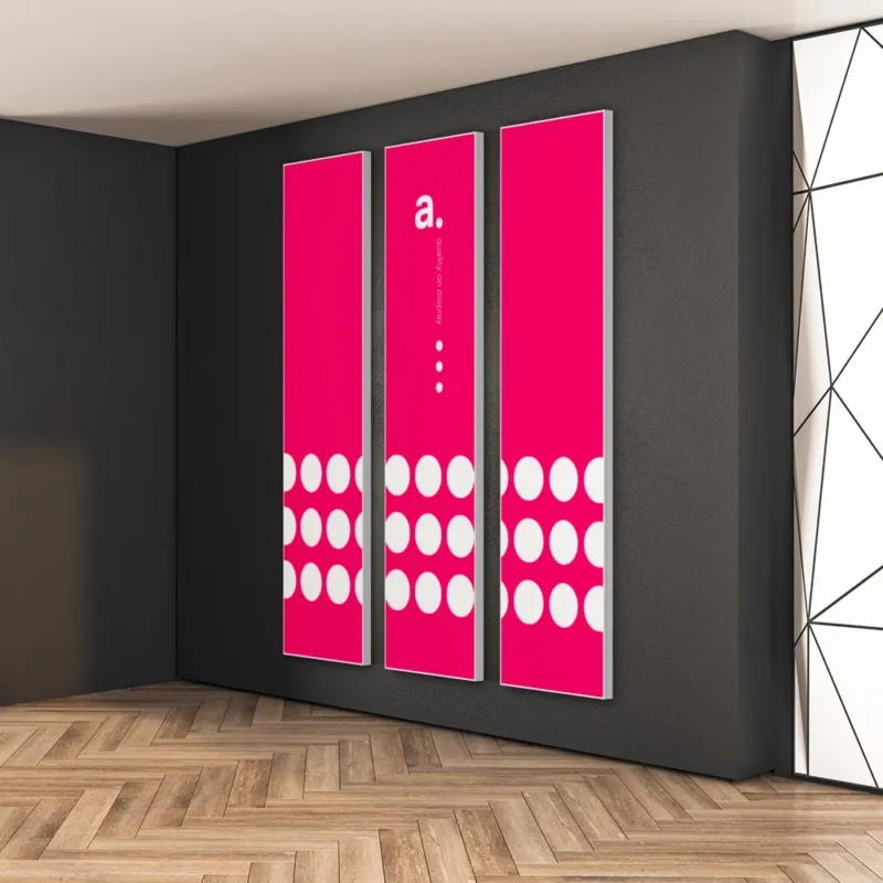 Wand LED frame - wandreclame