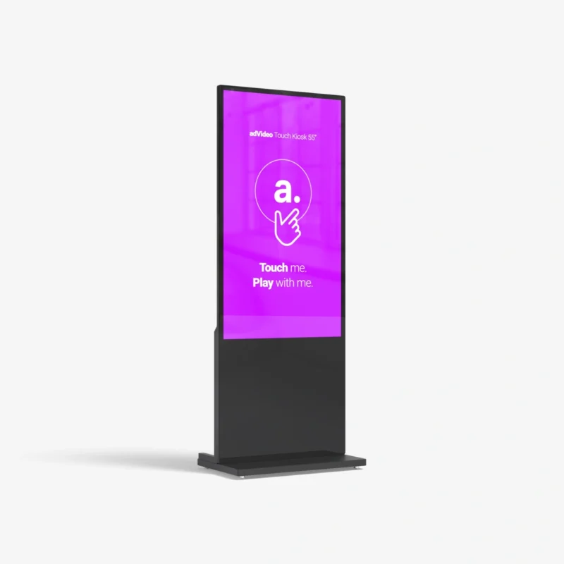 Digitaal reclame scherm - touchscreen kiosk - Interactieve kiosk