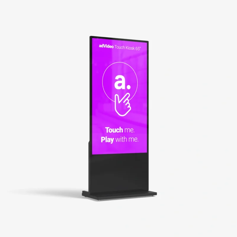 Digitaal reclame scherm - touchscreen kiosk - Interactieve kiosk