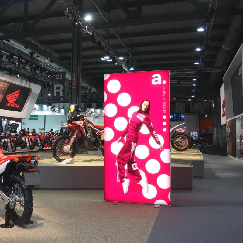 LED frame - pop up beurswand verlicht