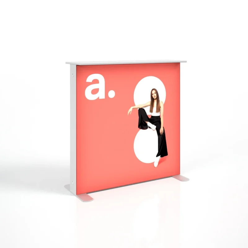 beursbalie - balie bedrukken - presentatiebalie - LED counter