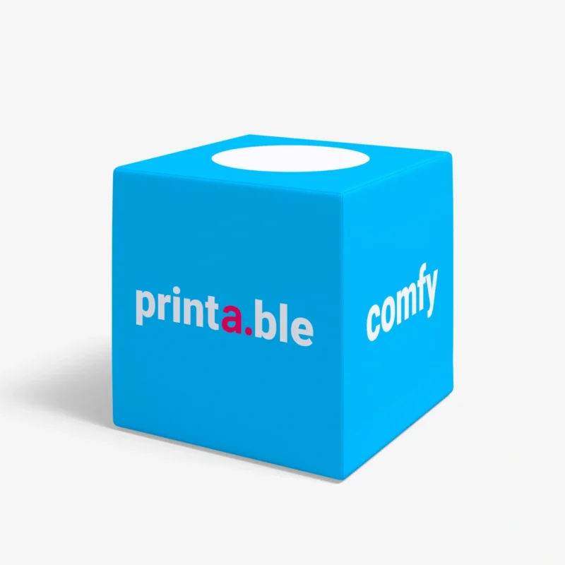 poef vierkant bedrukken met logo - vierkante poef bedrukken met logo