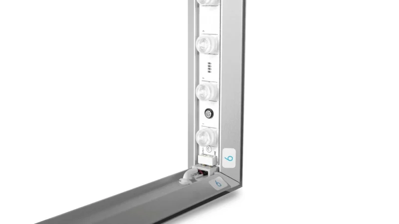 LED frame - verlichte beurswand