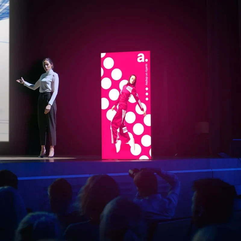 LED frame - verlichte beurswand