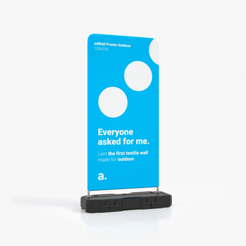 beurswand outdoor - presentatiewand outdoor