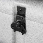 LED frame black - illuminated exhibition wall