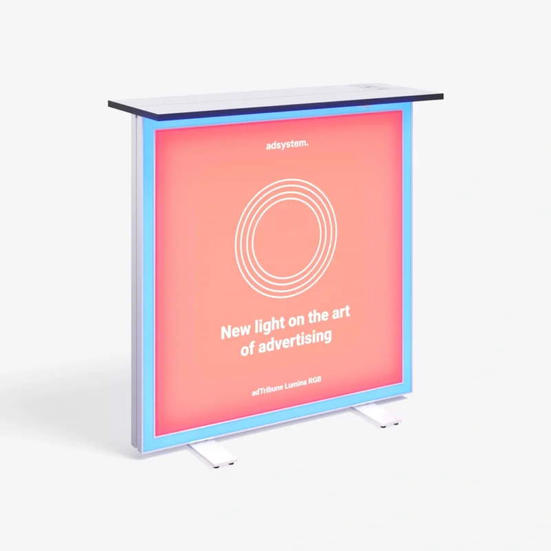 beursbalie - balie bedrukken - presentatiebalie - LED counter