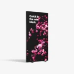 LED frame black - illuminated exhibition wall