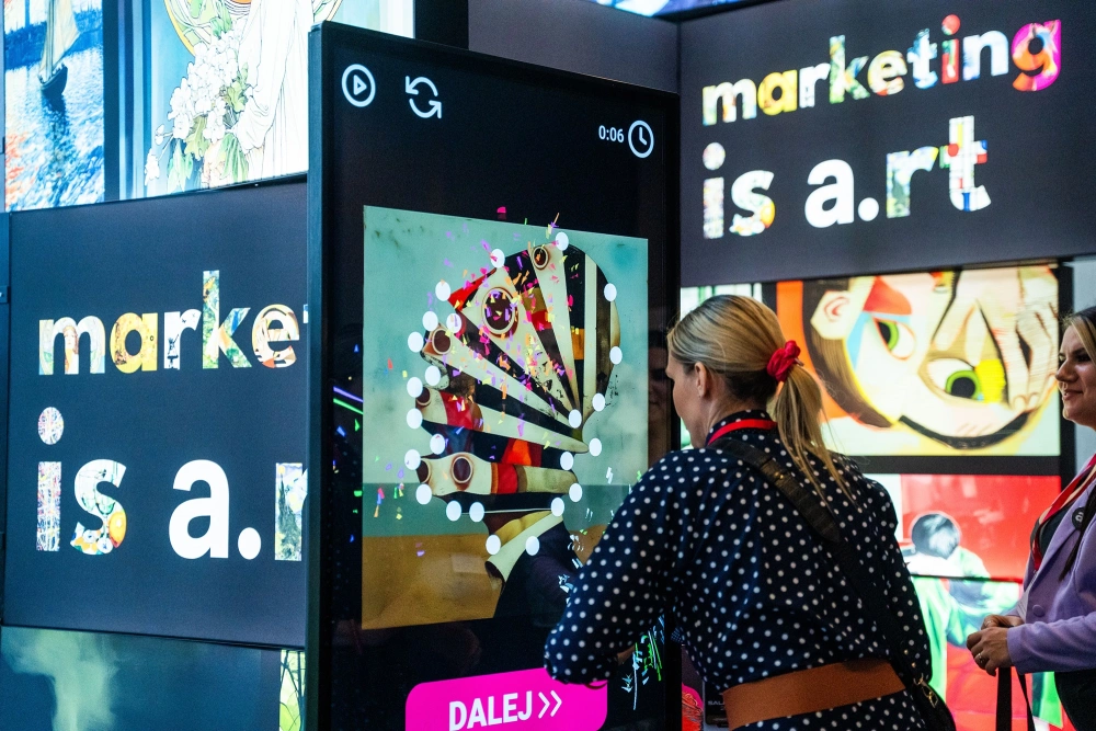 Interactive kiosk - digital signage - digitaal reclame scherm