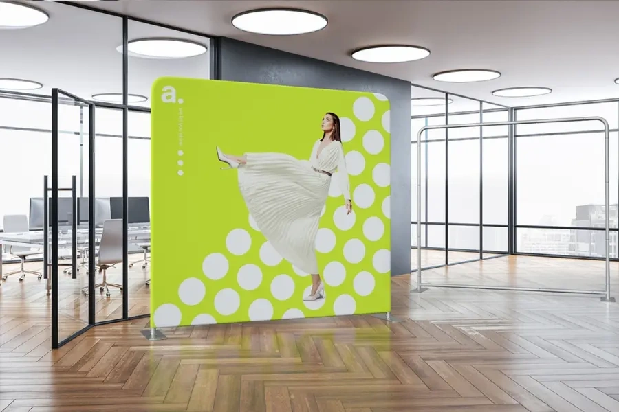 Perswand - sponsorwand - zipper wand