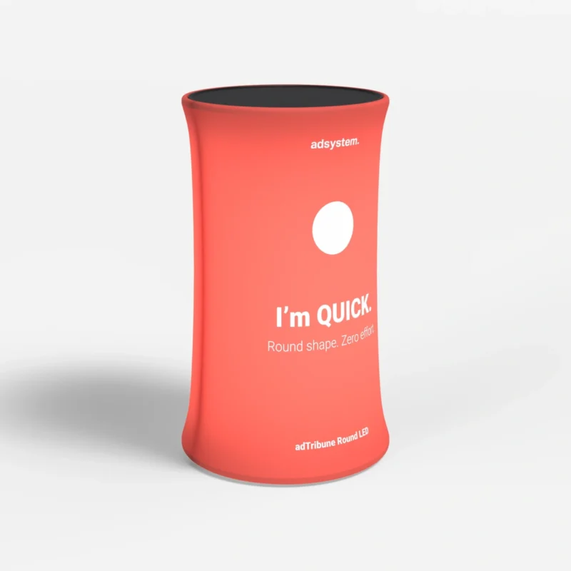 beursbalie - statafel bedrukken - presentatiebalie - balie bedrukken