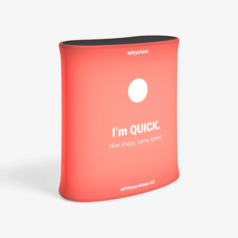 beursbalie - statafel bedrukken - presentatiebalie - balie bedrukken