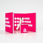 Modulaire beursstand met LED frames en verlichte beursbalie